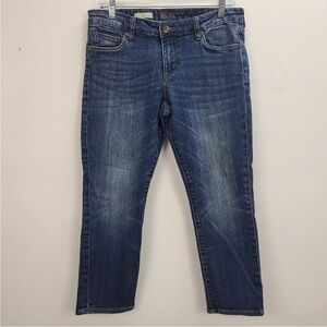 Kut From The Kloth Jeans Women 8P Blue Denim Reese Ankle Straight Leg